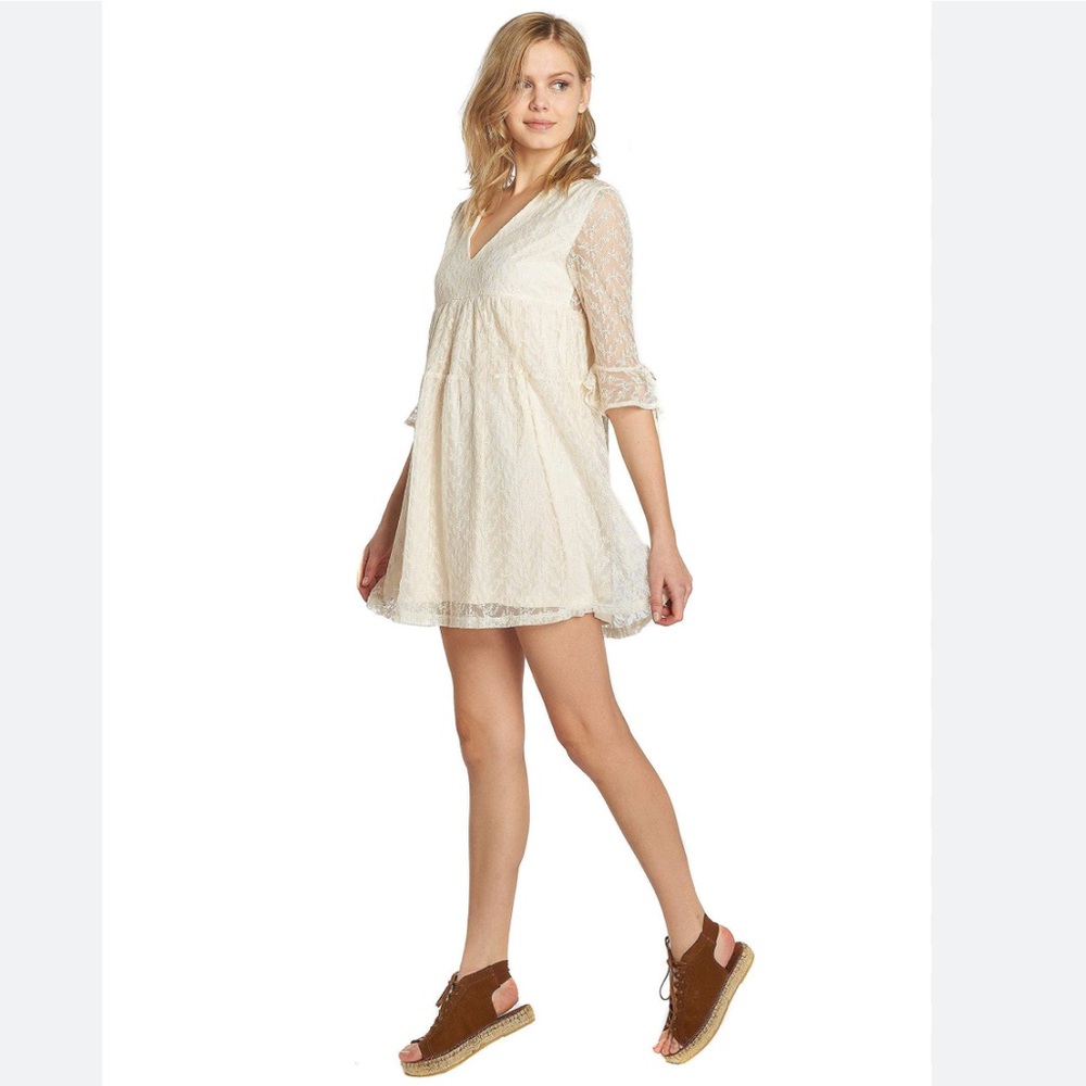 NWT Grace & Mila women’s lace babydoll mini dress